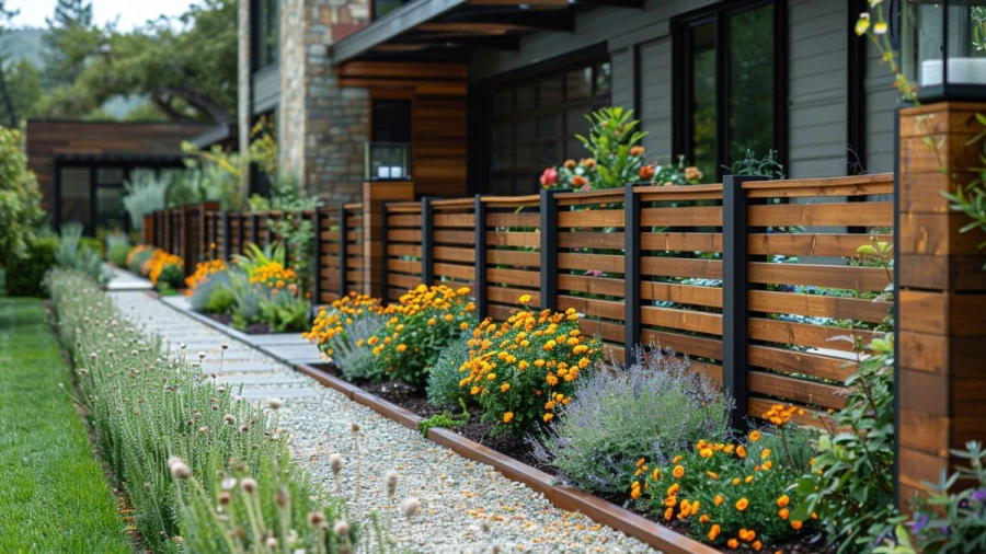 20 Creative and Stylish Horizontal Fence Ideas to Elevate Your Outdoor Space