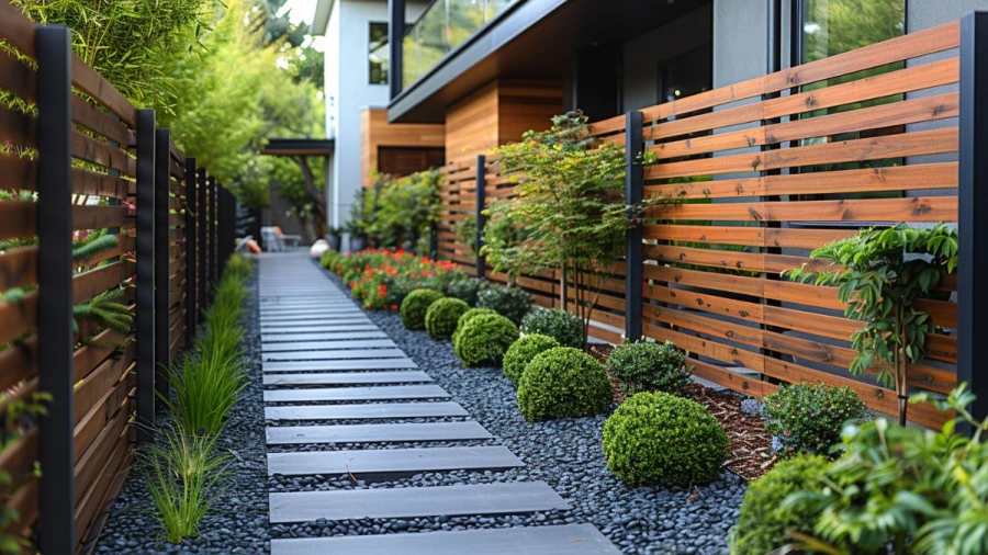 20 Creative and Stylish Horizontal Fence Ideas to Elevate Your Outdoor Space