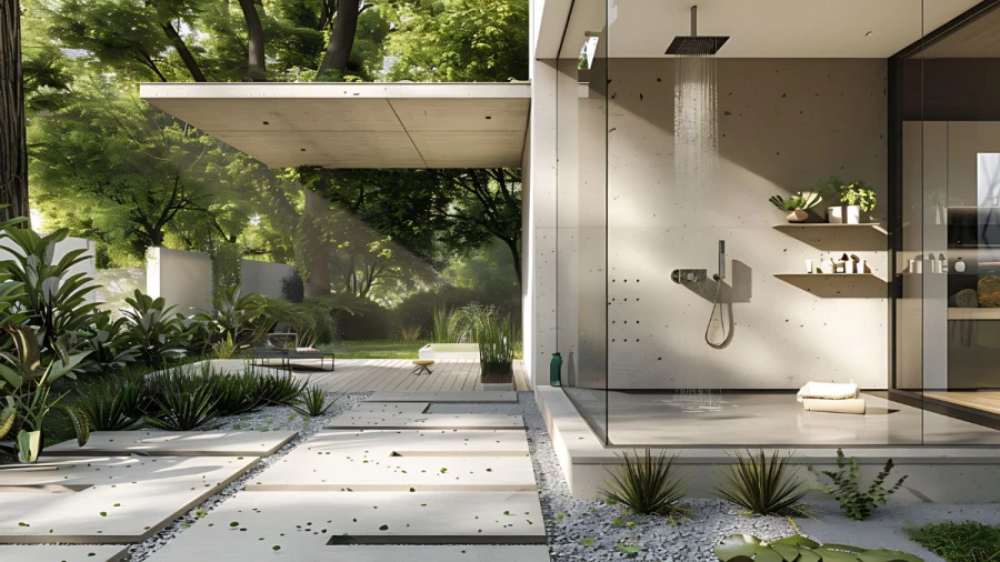 20 Creative Backyard Outdoor Shower Ideas for Refreshing Outdoor Spaces