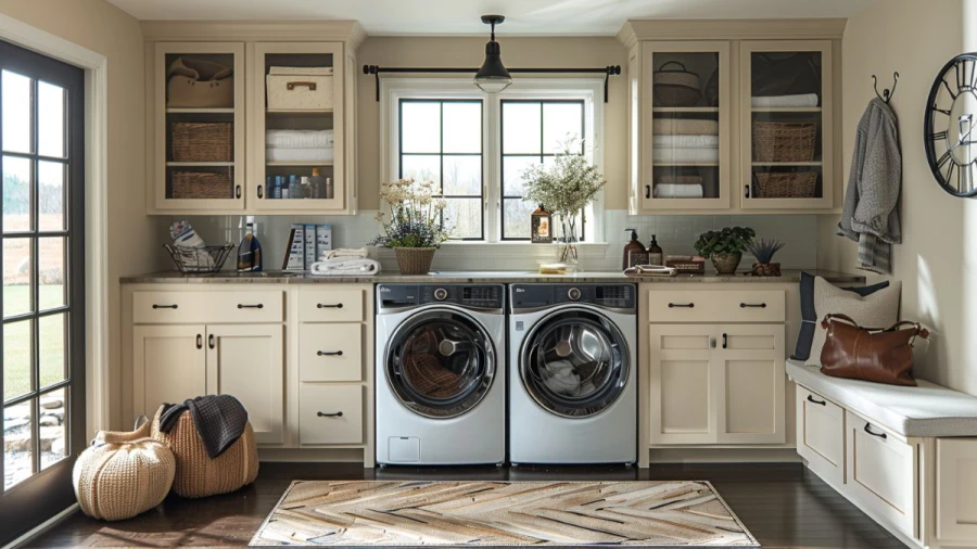 Maximize Your Space and Style with 20 Creative Laundry Room Cabinet Ideas