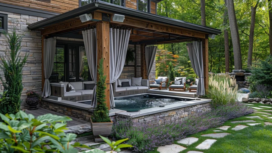 20 Ultimate Backyard Hot Tub Privacy Ideas: Create Your Personal Oasis
