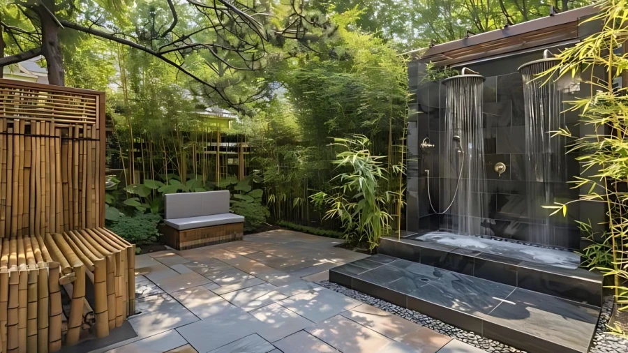 20 Creative Backyard Outdoor Shower Ideas for Refreshing Outdoor Spaces