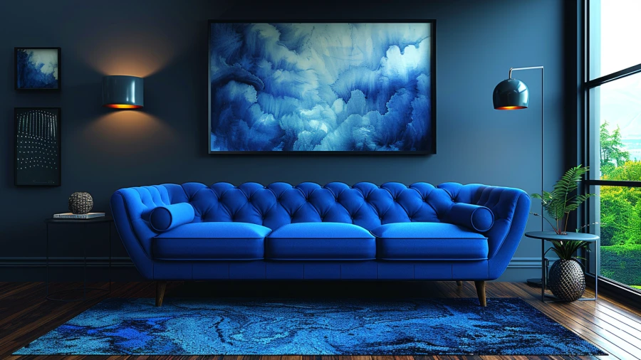 20 Creative Ways to Style Your Blue Couch Living Room