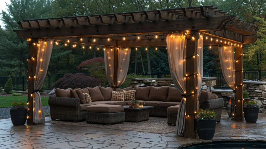 Illuminating Your Outdoor Space: 20 Creative Pergola Lighting Ideas