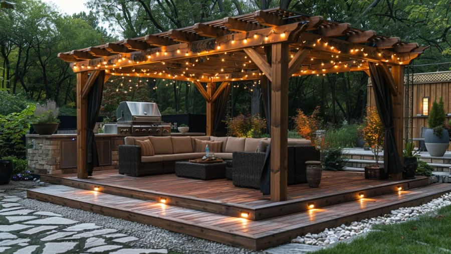 Illuminating Your Outdoor Space: 20 Creative Pergola Lighting Ideas