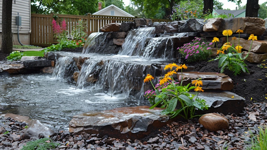 20 Creative Pond Waterfall Ideas for Your Garden