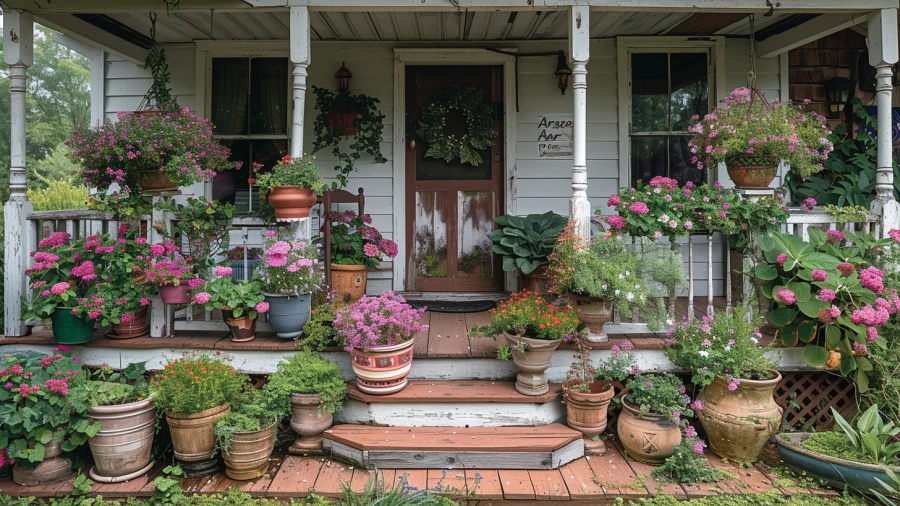 15 Charming Farmhouse Porch Inspirations to Transform Your Entryway into a Cozy Retreat
