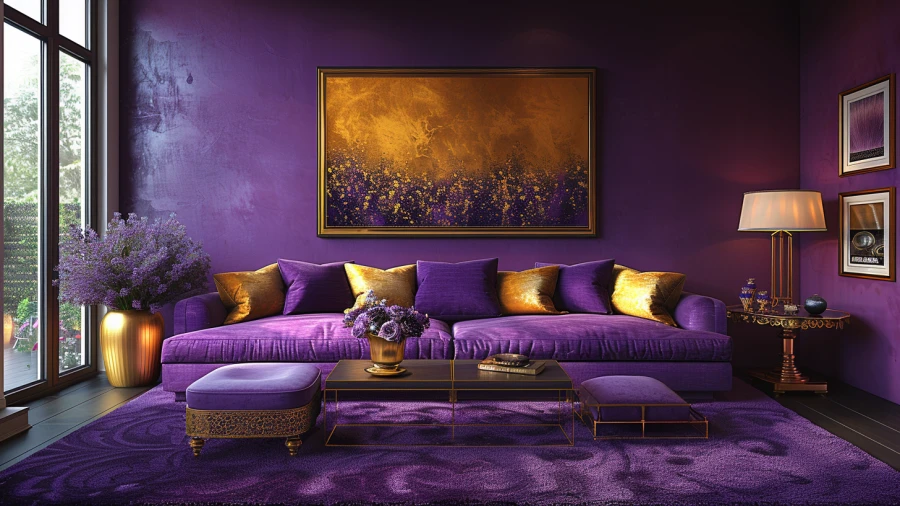20 Creative Purple Wall Ideas to Transform Your Space