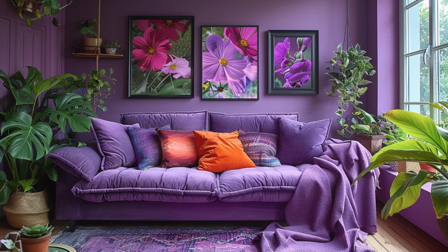 20 Creative Purple Wall Ideas to Transform Your Space