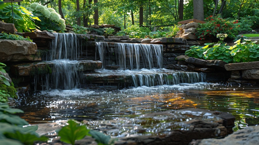 20 Creative Pond Waterfall Ideas for Your Garden