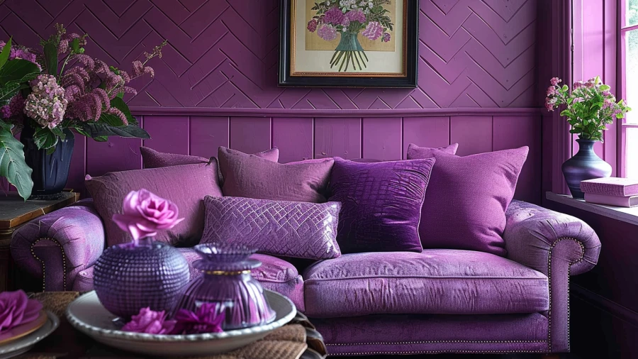 20 Creative Purple Wall Ideas to Transform Your Space