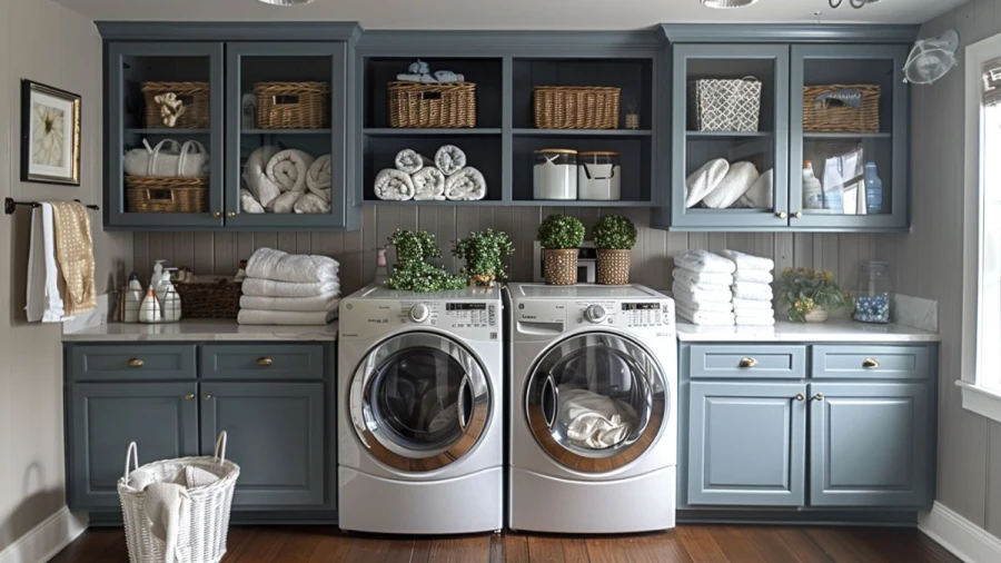 Maximize Your Space and Style with 20 Creative Laundry Room Cabinet Ideas