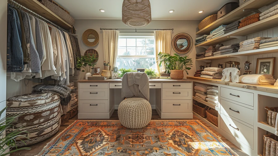 20 Workspace Wonders Featuring Creative Closet Office Ideas