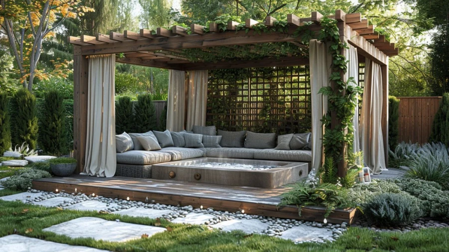 20 Ultimate Backyard Hot Tub Privacy Ideas: Create Your Personal Oasis