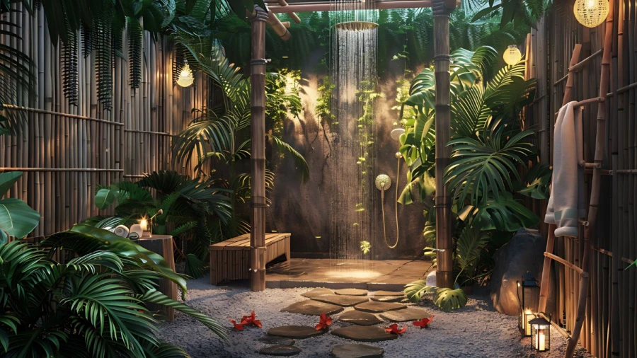 20 Creative Backyard Outdoor Shower Ideas for Refreshing Outdoor Spaces