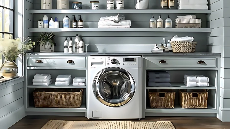Maximize Your Space and Style with 20 Creative Laundry Room Cabinet Ideas