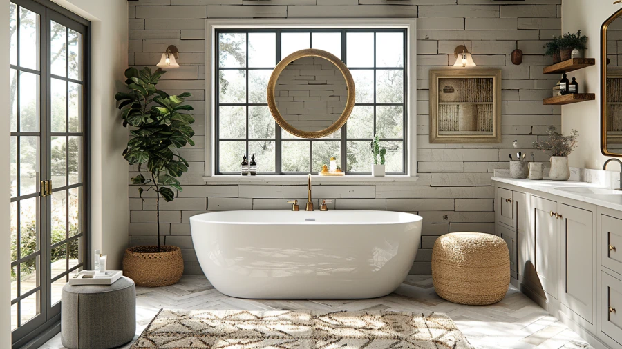 20 Transitional Elegance Gray Bathroom Ideas for a Timeless Look