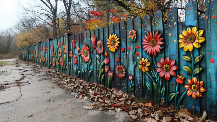 Enchanting Garden Boundaries with 20 Creative Fence Ideas