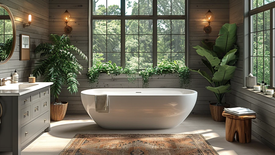 20 Transitional Elegance Gray Bathroom Ideas for a Timeless Look