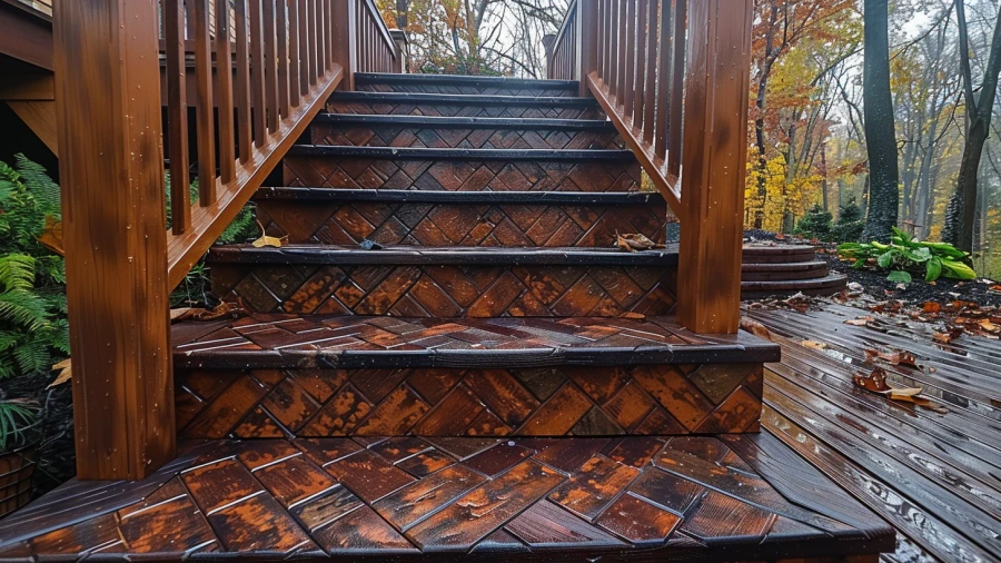 20 Stylish and Unique Composite Deck Stairs Ideas