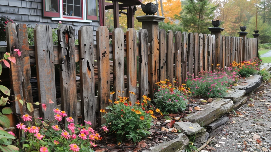Enchanting Garden Boundaries with 20 Creative Fence Ideas