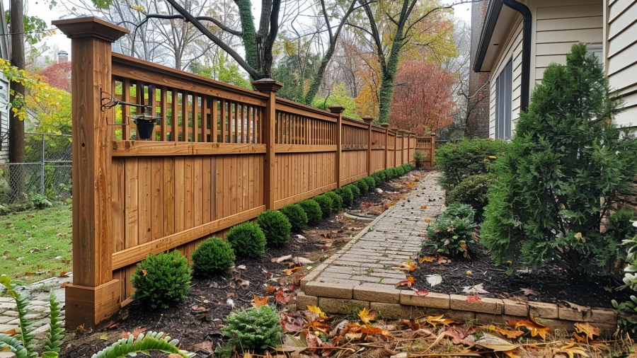 20 Sophisticated Privacy Wood Fence Ideas for a Stylish Backyard