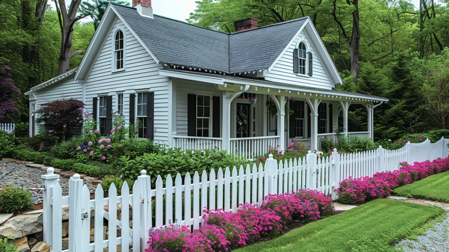 Enchanting Garden Boundaries with 20 Creative Fence Ideas