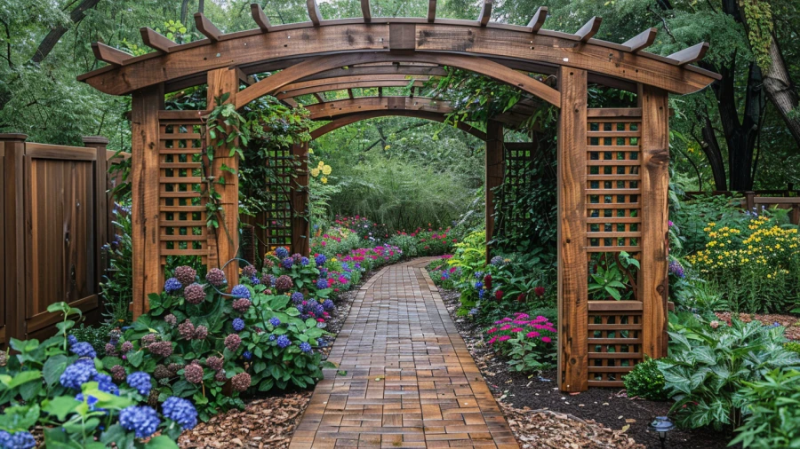 Enchanting Garden Boundaries with 20 Creative Fence Ideas