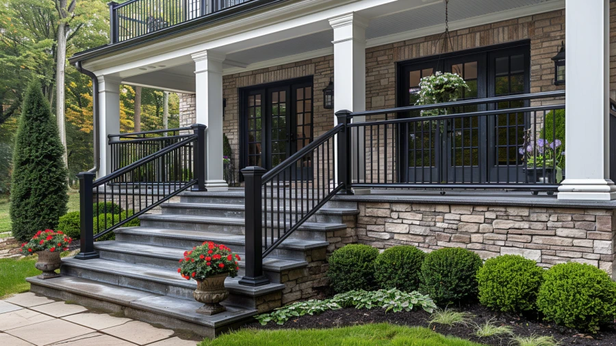 20 Stylish and Unique Composite Deck Stairs Ideas