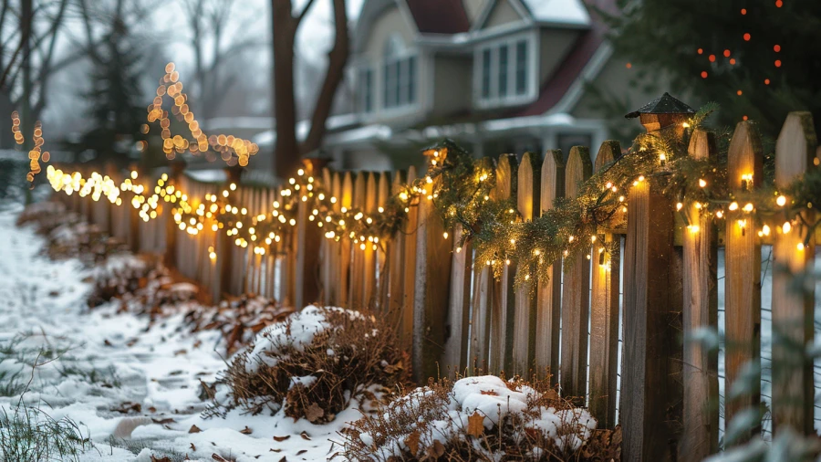 20 Enchanting Outdoor Christmas Light Ideas for Wrapping Porch Columns