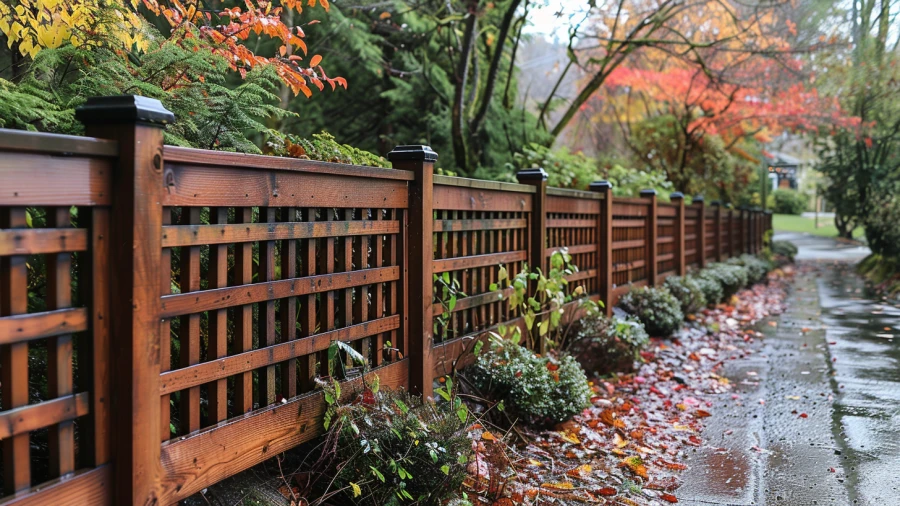 20 Sophisticated Privacy Wood Fence Ideas for a Stylish Backyard