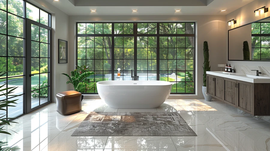 20 Transitional Elegance Gray Bathroom Ideas for a Timeless Look