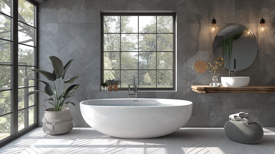 20 Transitional Elegance Gray Bathroom Ideas for a Timeless Look