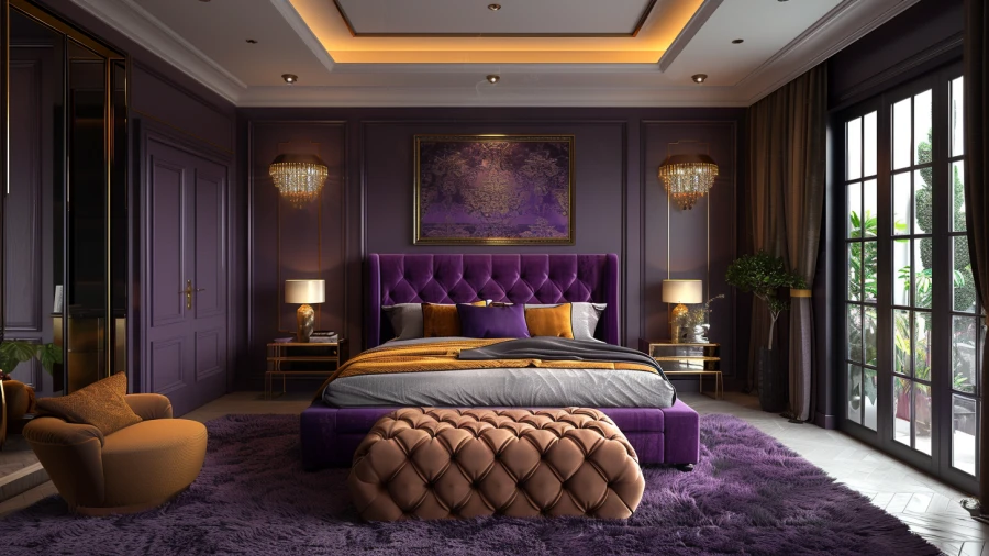 20 Regal in Purple for Chic and Cozy Bedrooms