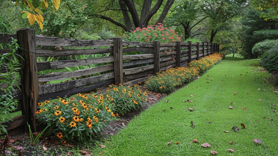 Enchanting Garden Boundaries with 20 Creative Fence Ideas