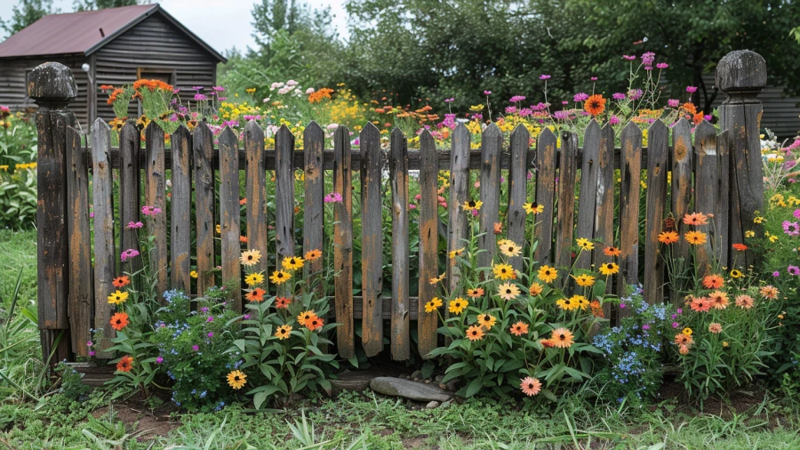 Enchanting Garden Boundaries with 20 Creative Fence Ideas