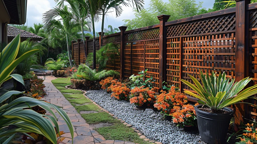 20 Sophisticated Privacy Wood Fence Ideas for a Stylish Backyard