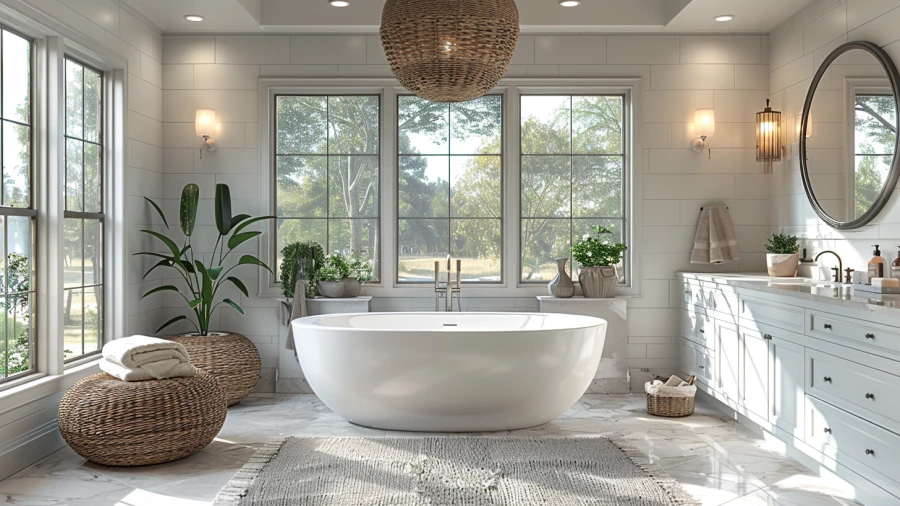 20 Transitional Elegance Gray Bathroom Ideas for a Timeless Look