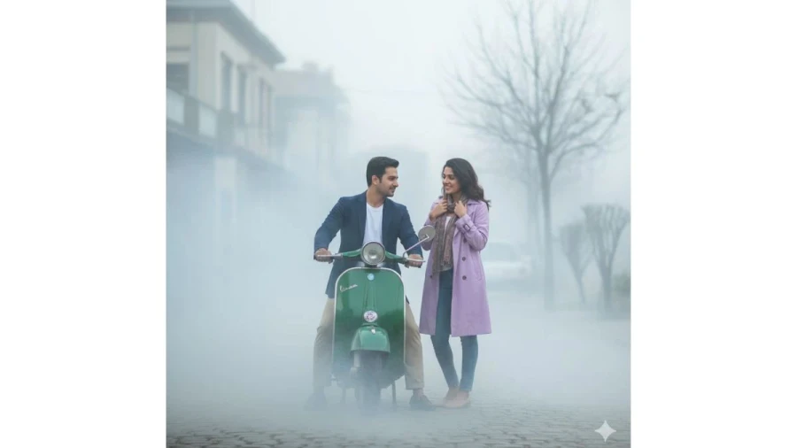 Gemini AI Vespa Couple Cinematic Prompts to Create DSLR-Style Professional Portraits